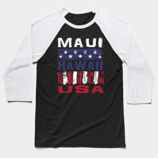 Maui Hawaii USA T-Shirt Baseball T-Shirt